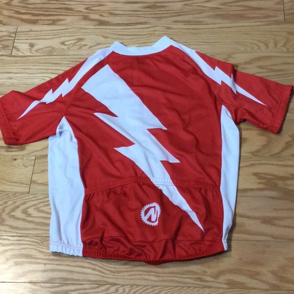NWOT XL Nashbar red flash bicycle jersey - Picture 4 of 16